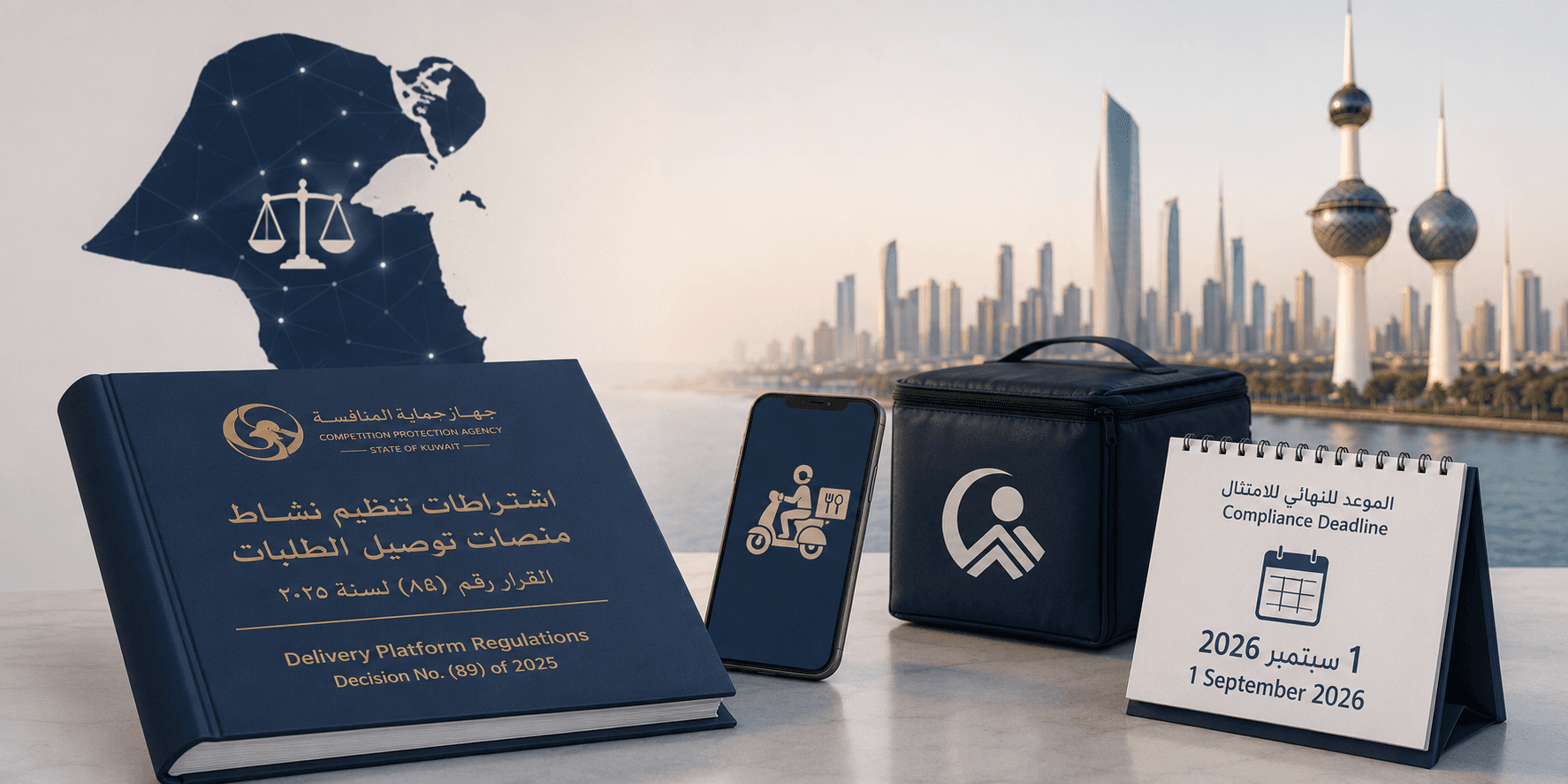 Kuwait Caps Delivery-Platform Commissions at 17% and Delivery Fees at One Dinar