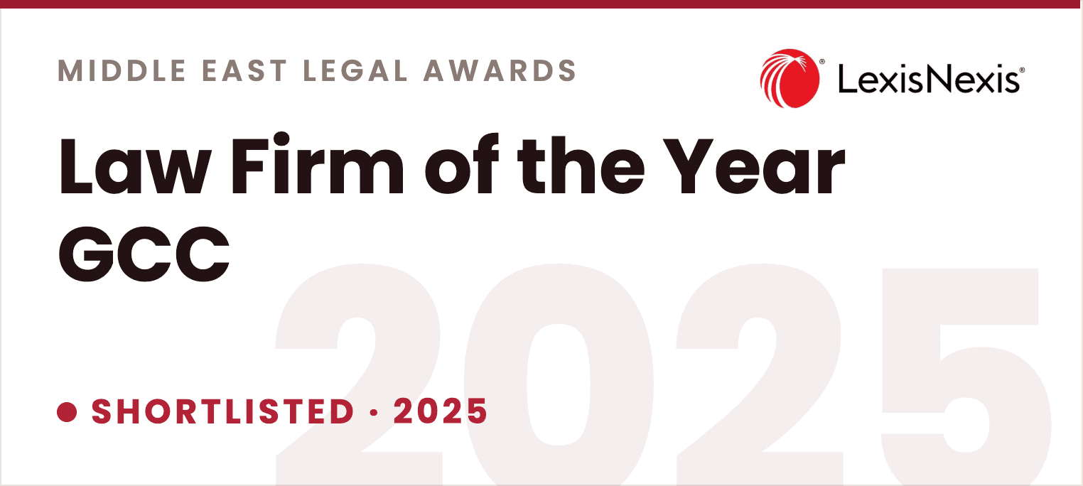 LexisNexis Middle East Legal Awards 2025 – Law Firm of the Year GCC