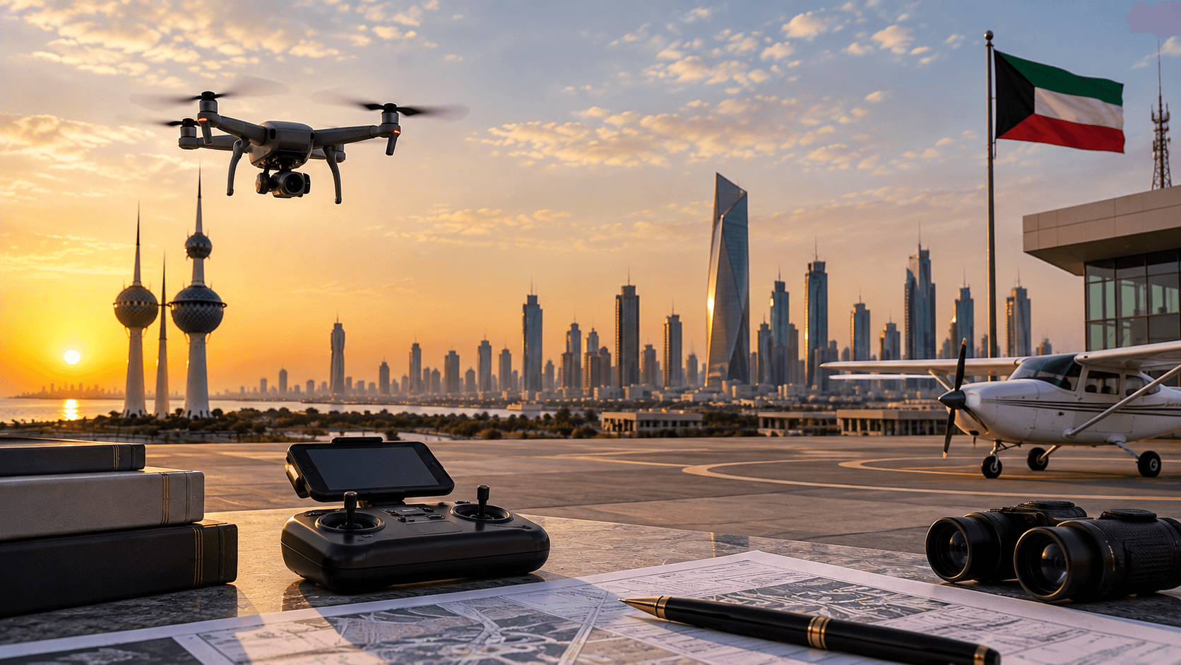 Kuwait Issues Its First Comprehensive Drone and Light Aircraft Law