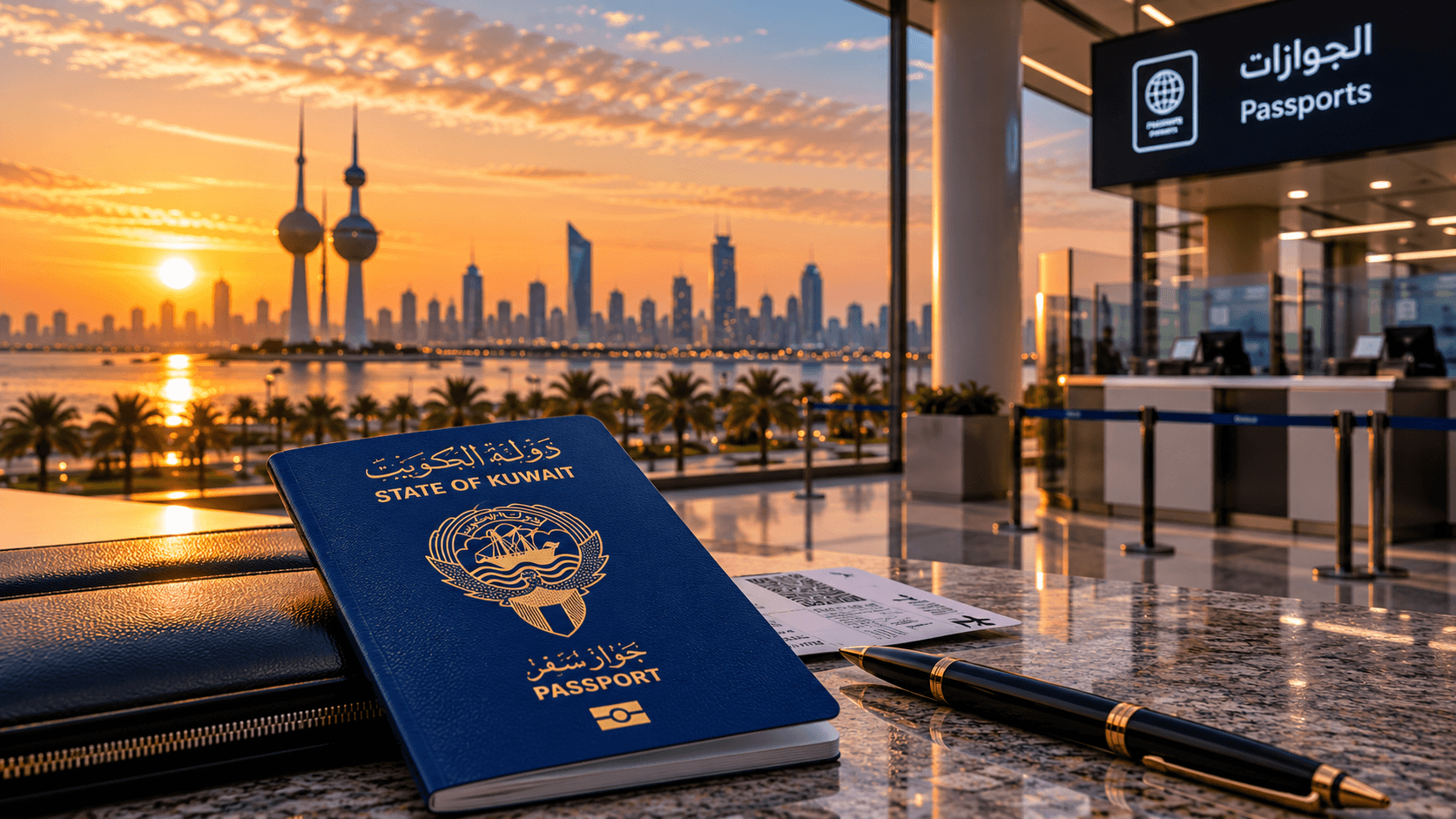 Kuwait Sets KD 100 Fee to Replace a Lost Kuwaiti Passport