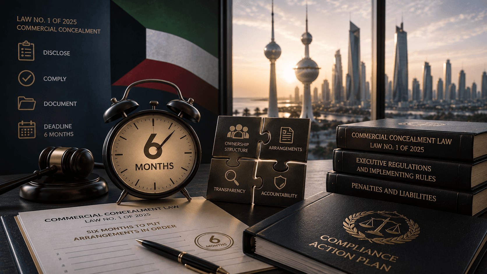 Kuwait's Commercial Concealment Law: Six Months to Put Arrangements in Order