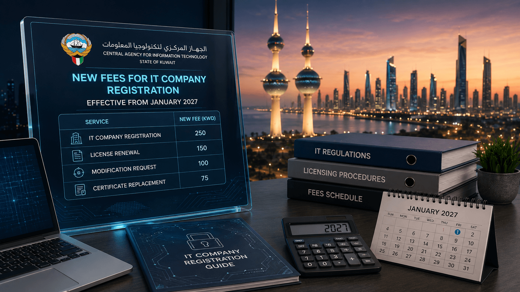 New Fees for IT Company Registration at the Central Agency for Information Technology From January 2027