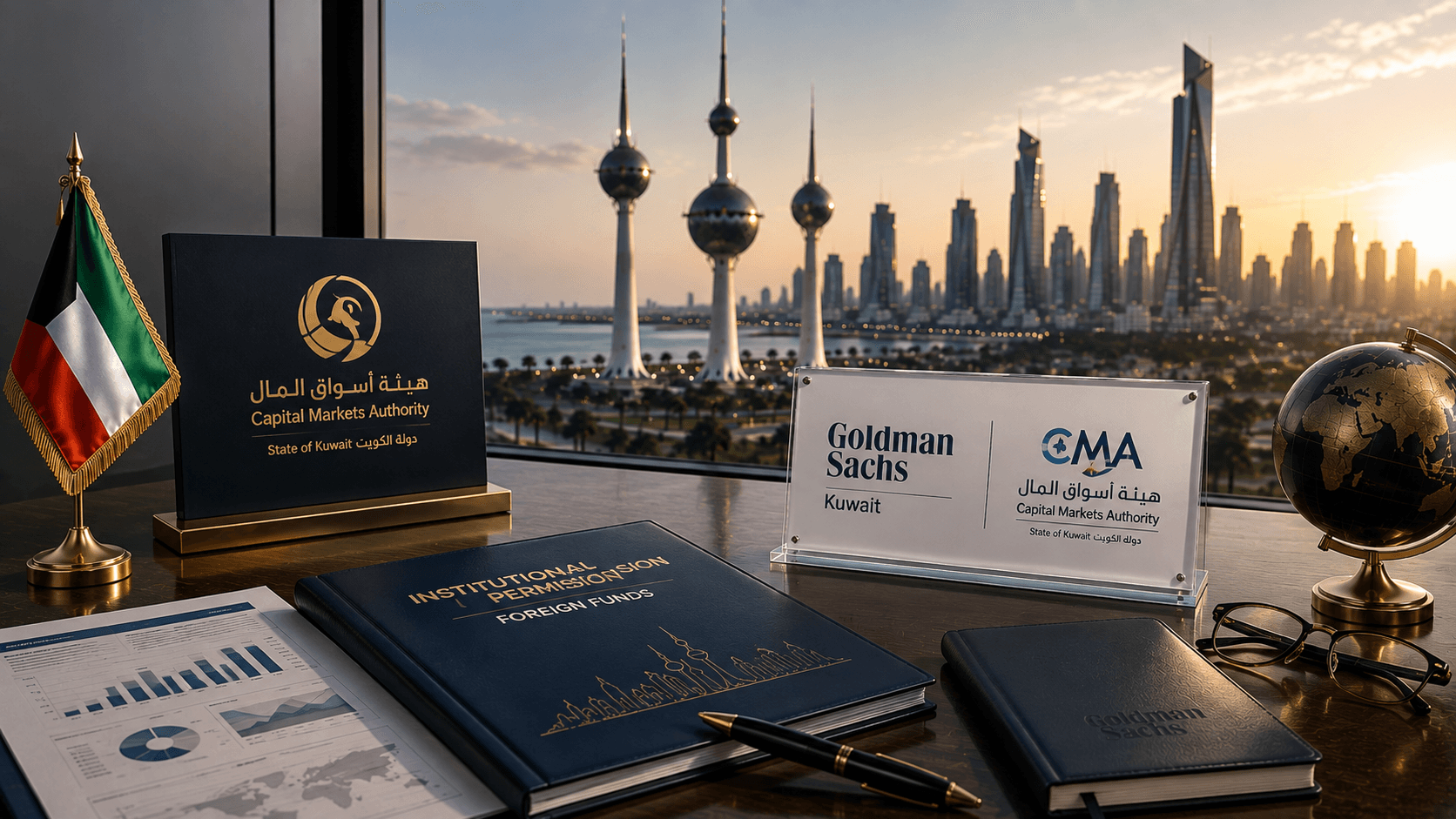 CMA Grants Goldman Sachs Kuwait's First Institutional Marketing Permission for Foreign Funds