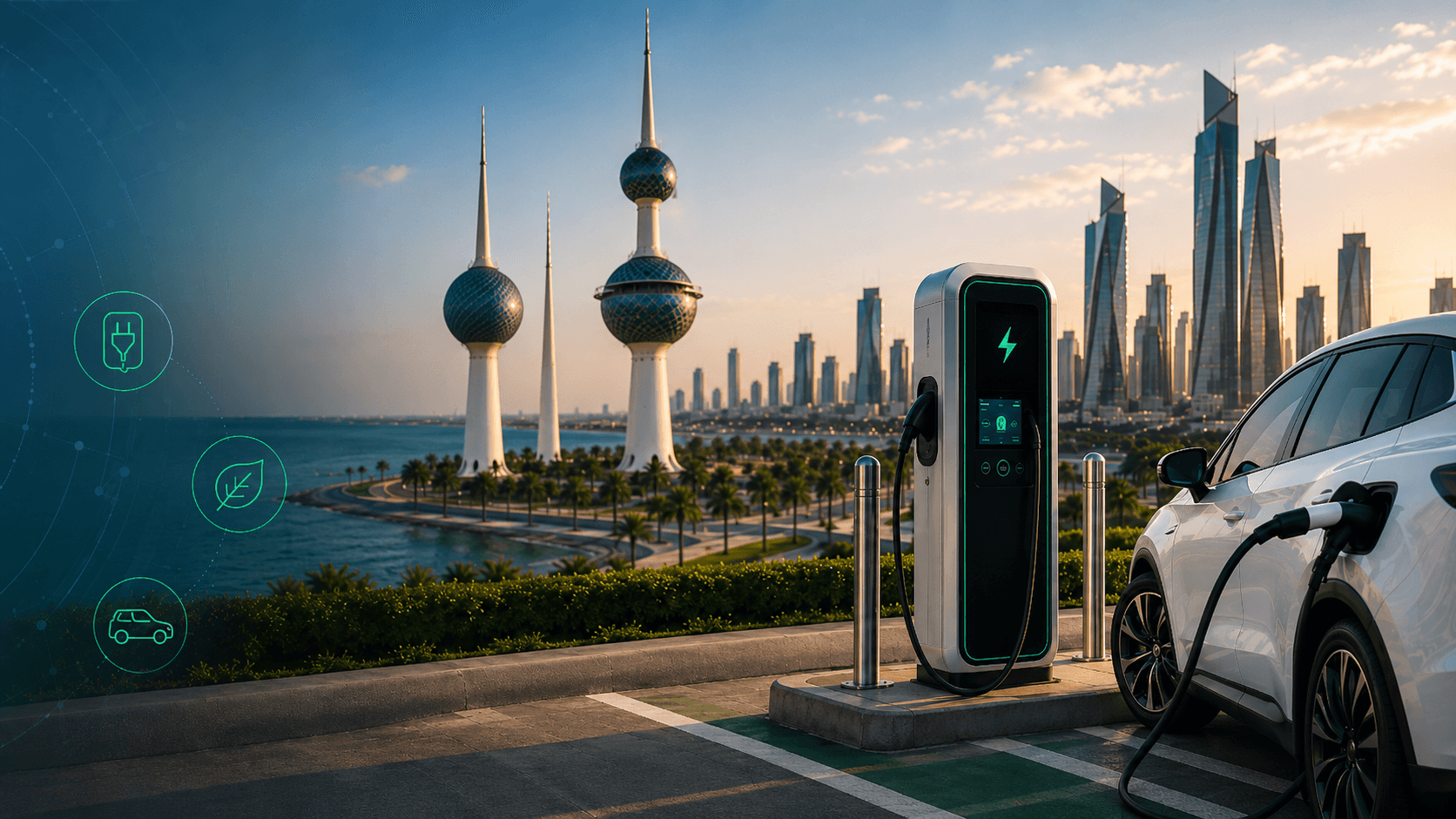 Kuwait Opens Commercial Licensing for Electric Vehicle Charging Businesses