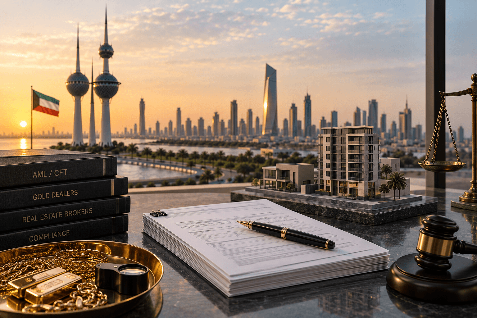 Kuwait Bans Cash and Tightens Anti-Money-Laundering Rules for Gold Dealers and Real Estate Brokers
